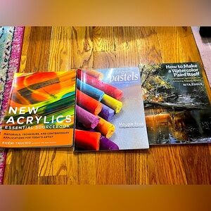 Art Instruction Book Set with visual tips - like new